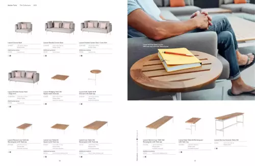 LAYOUT DEEP SEATING Stainless Sofas Tables by Barlow Tyrie