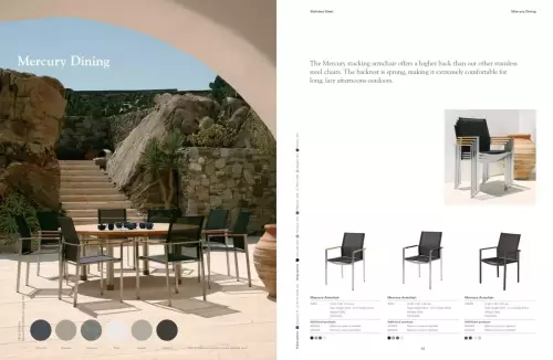 MERCURY Dining Stainless by Barlow Tyrie